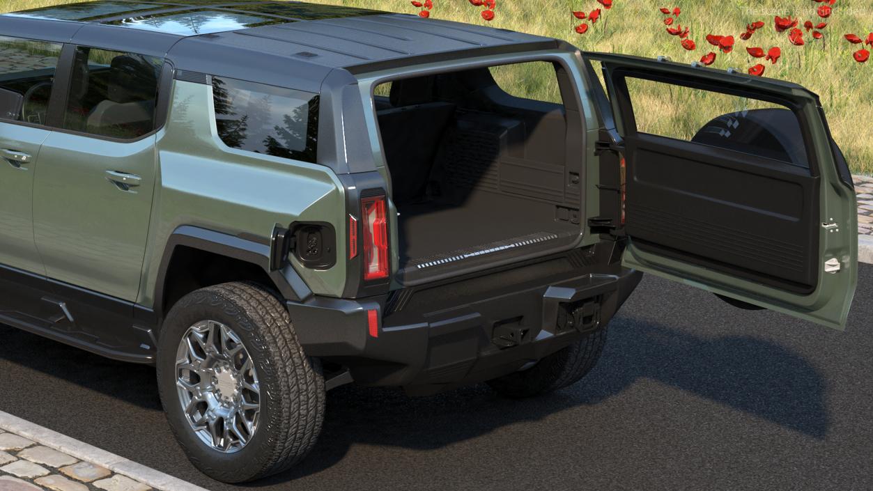 GMC Hummer EV SUV Rigged(1) 3D