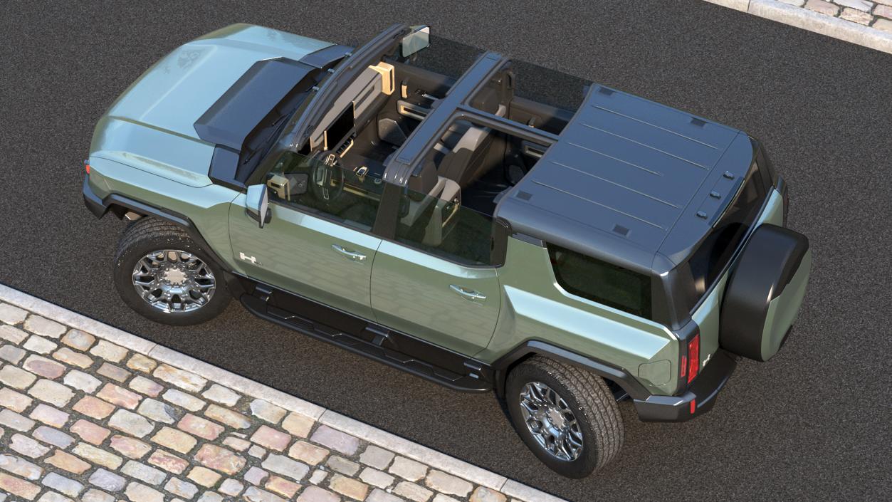 GMC Hummer EV SUV Rigged(1) 3D