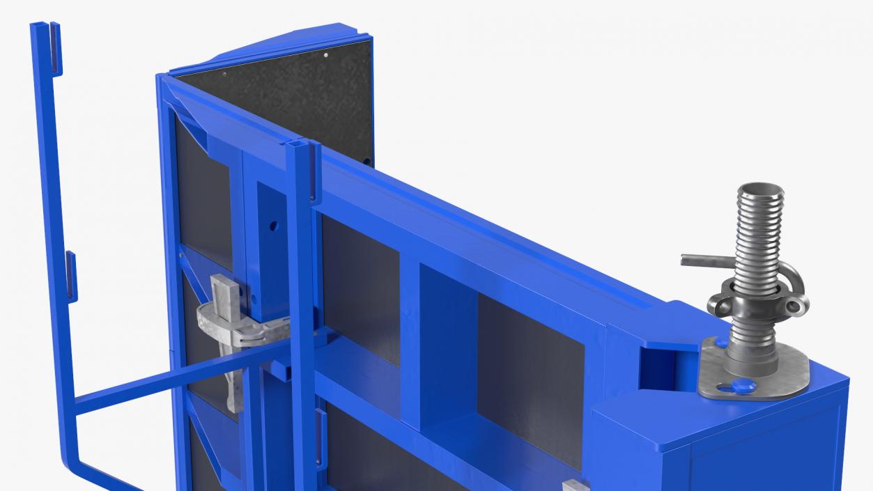 3D Construction Formwork Blue