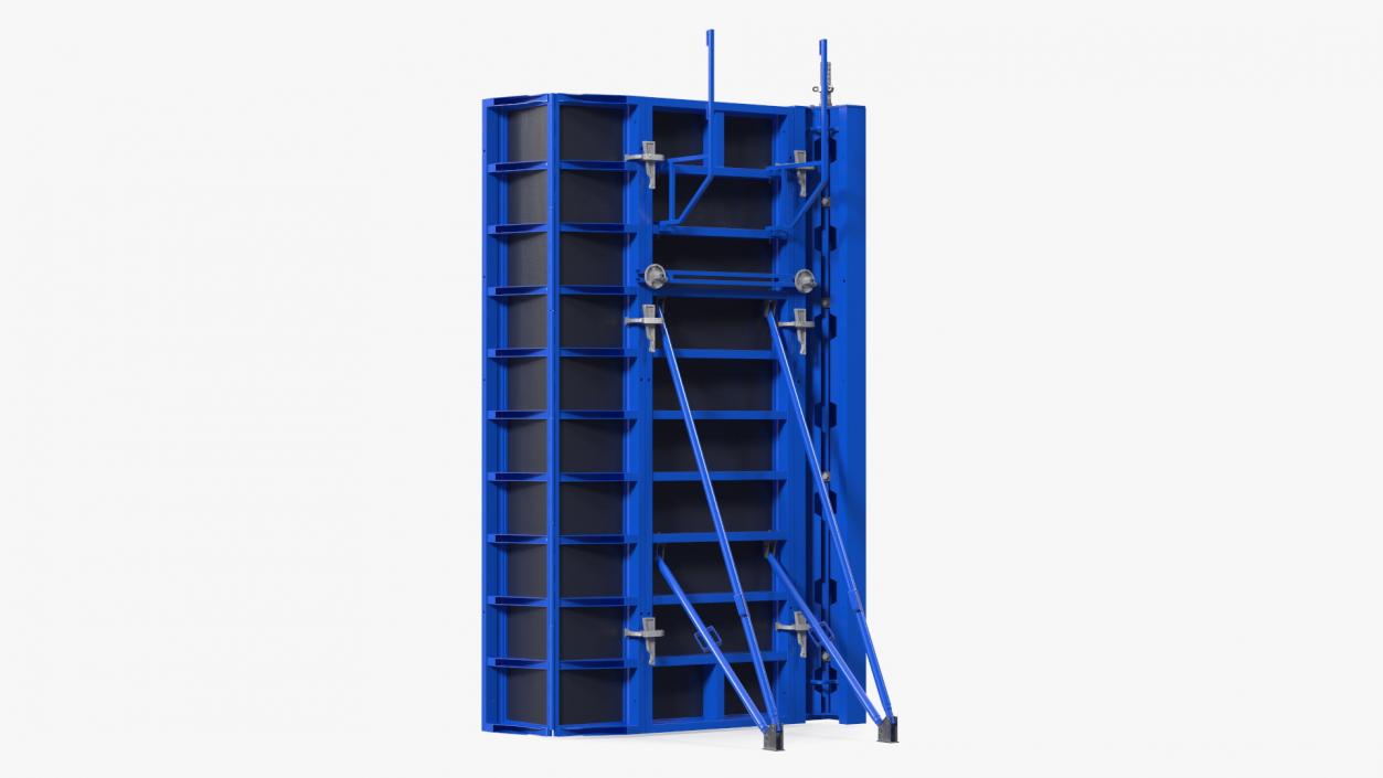 3D Construction Formwork Blue