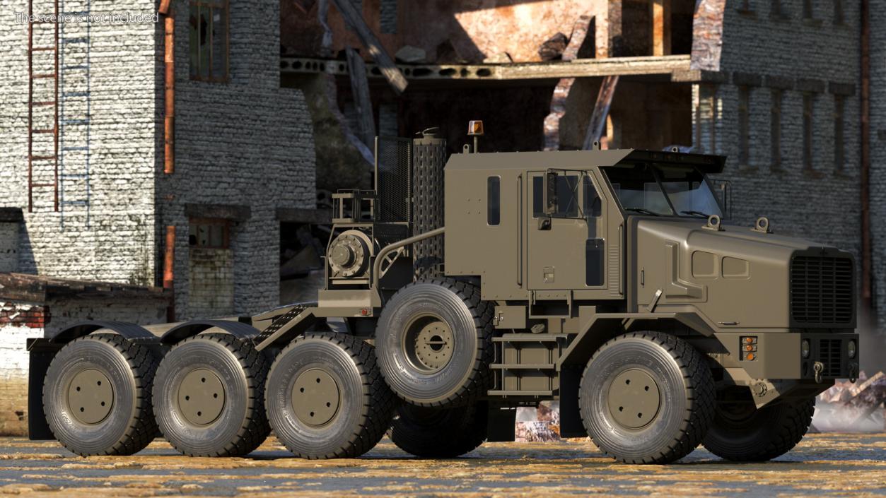 Truck Tractor for Military Purpose 3D model