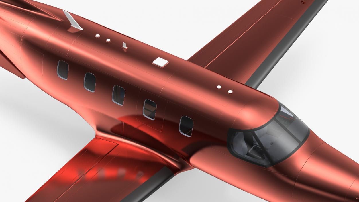 Turboprop Business Aircraft Rigged 3D model