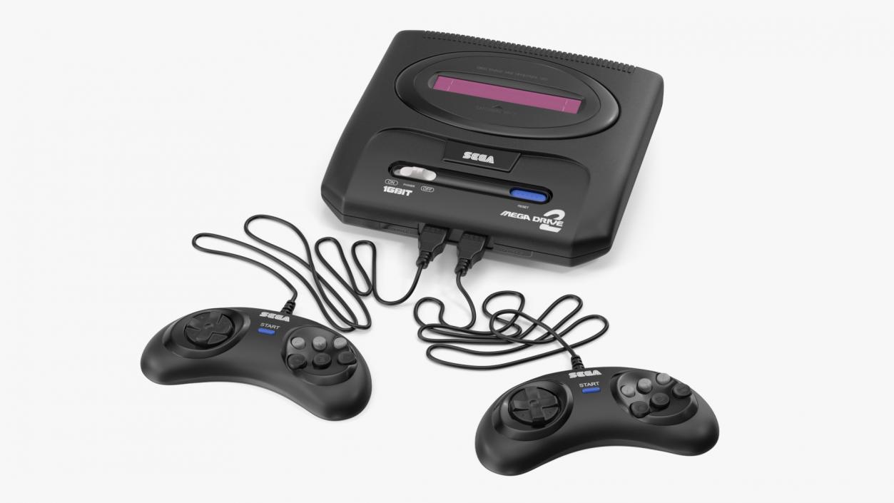 3D Game Console Sega Mega Drive Two with Joystick