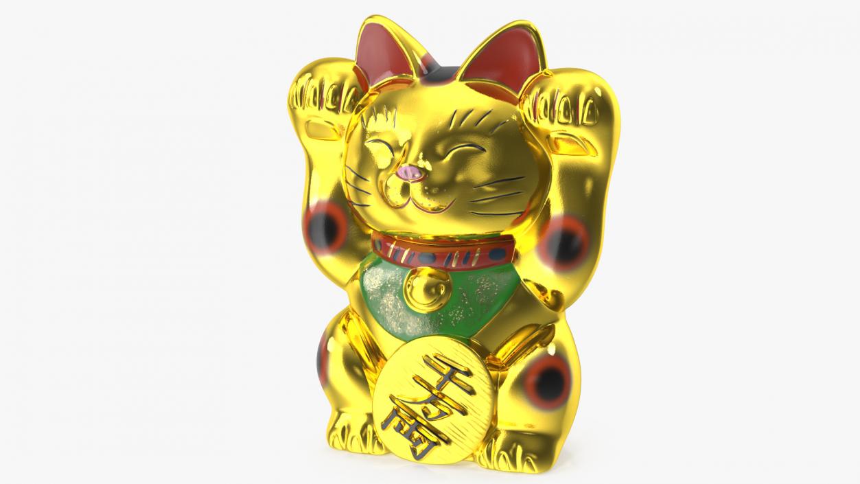 3D model Maneki Neko Lucky Cat Figurine