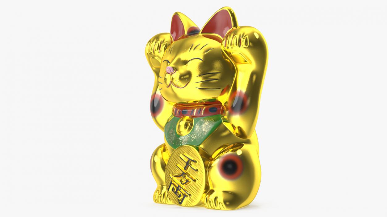 3D model Maneki Neko Lucky Cat Figurine