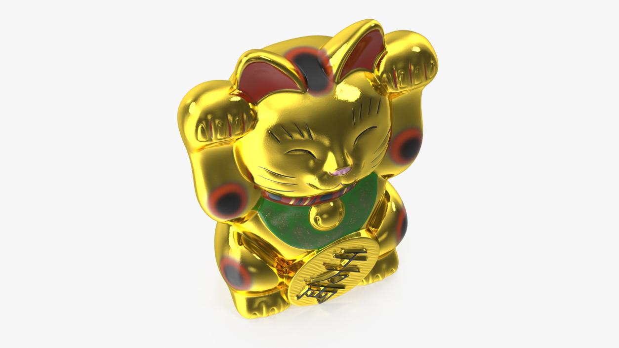 3D model Maneki Neko Lucky Cat Figurine