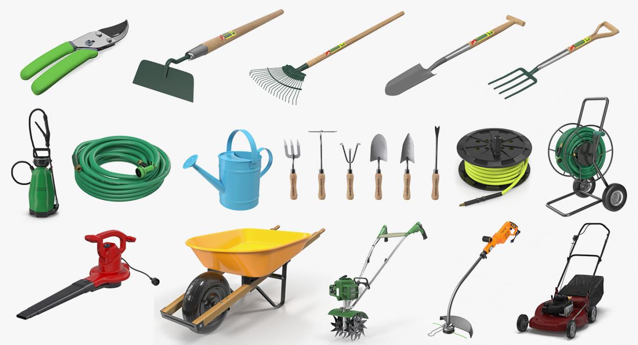 3D model Garden Tools Collection 5