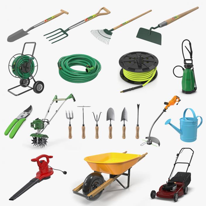 3D model Garden Tools Collection 5