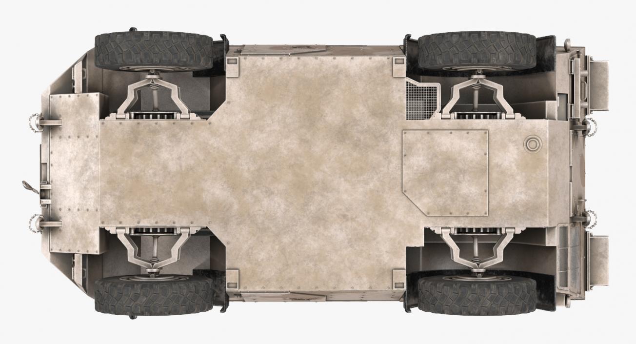 3D Fennek KMW 4x4 Armoured Vehicle