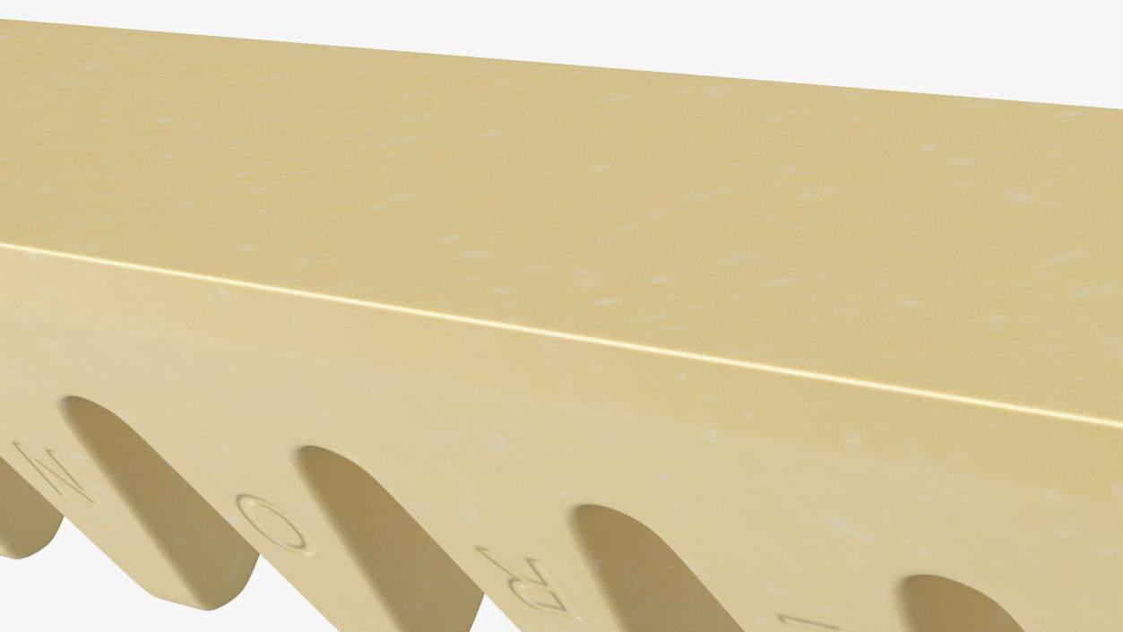 Toblerone White Chocolate Bar 3D model