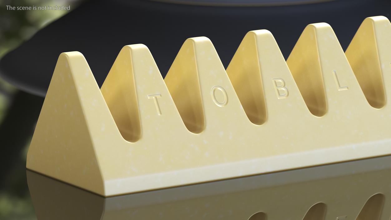 Toblerone White Chocolate Bar 3D model