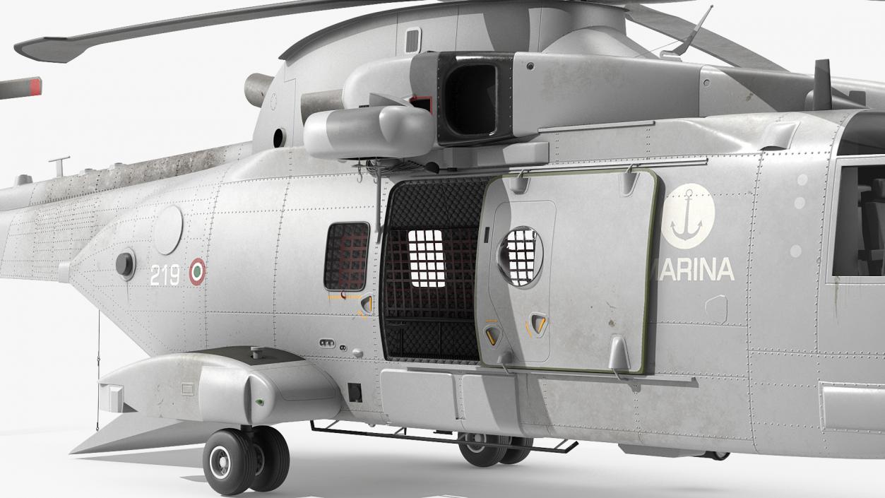 AgustaWestland AW101 Helicopter Italian Navy 3D model