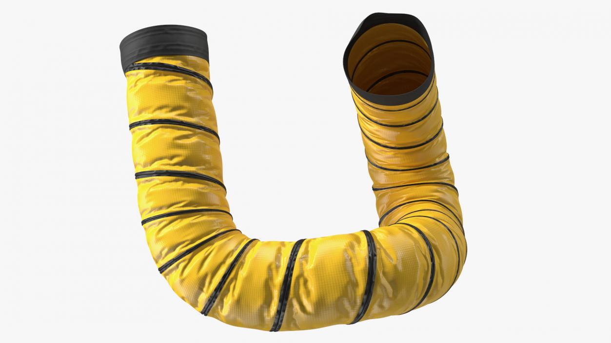 3D model Neoprene Coated Polyester Fabric Ducting Hose