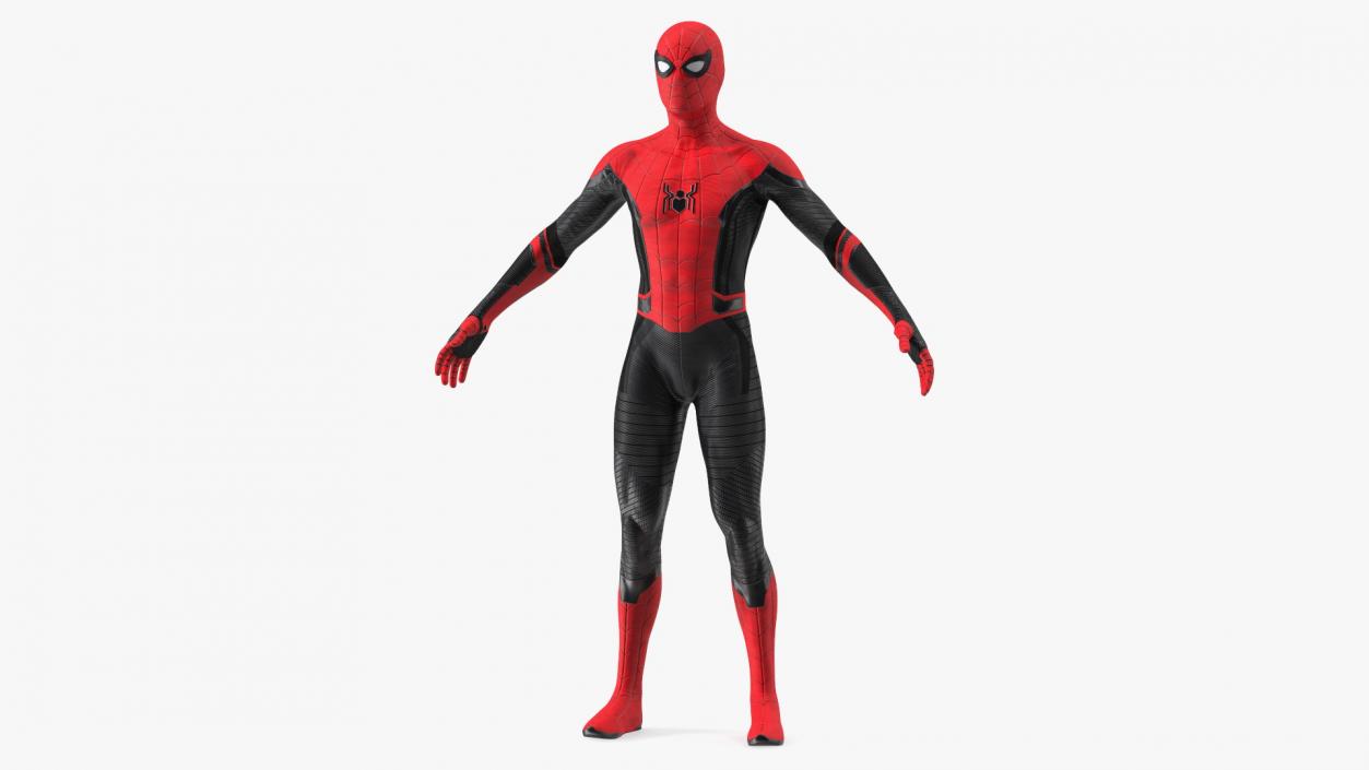 3D Spider Man Neutral Pose model