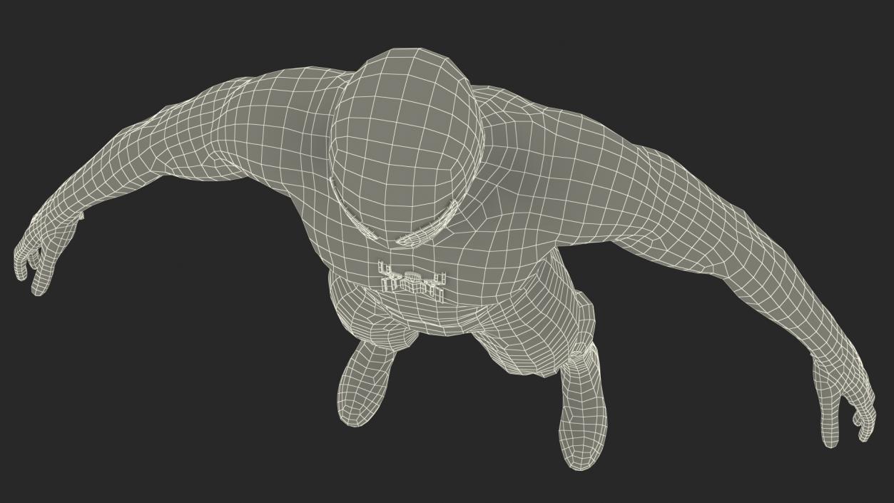 3D Spider Man Neutral Pose model