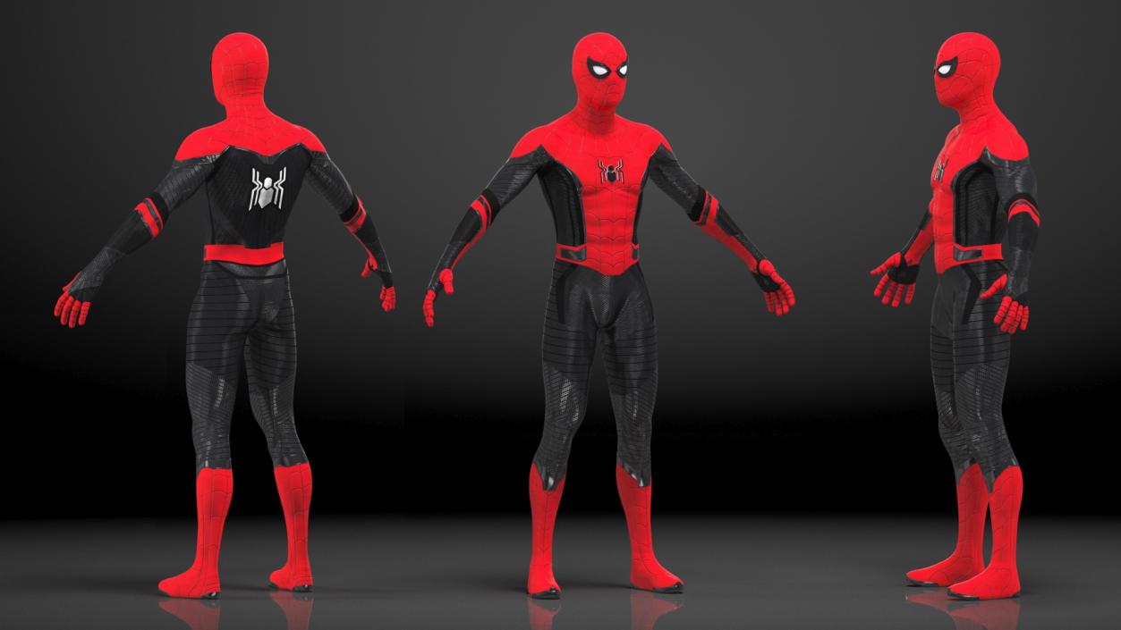 3D Spider Man Neutral Pose model