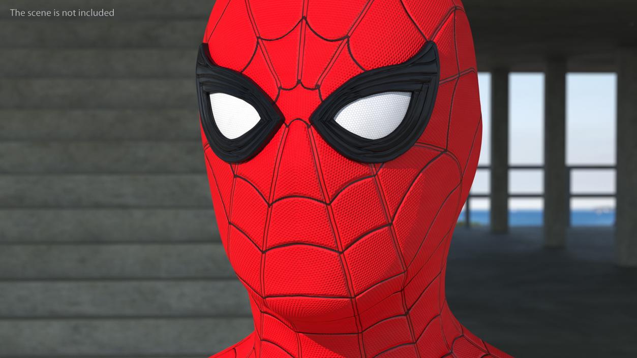 3D Spider Man Neutral Pose model