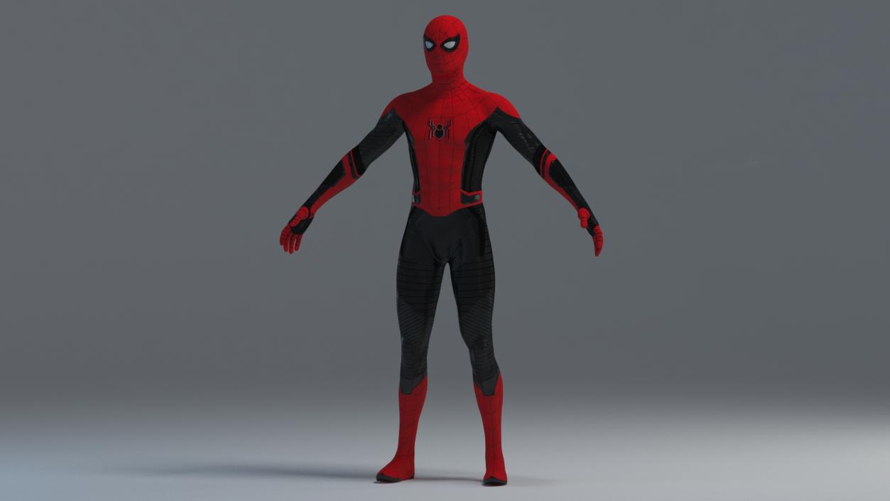 3D Spider Man Neutral Pose model