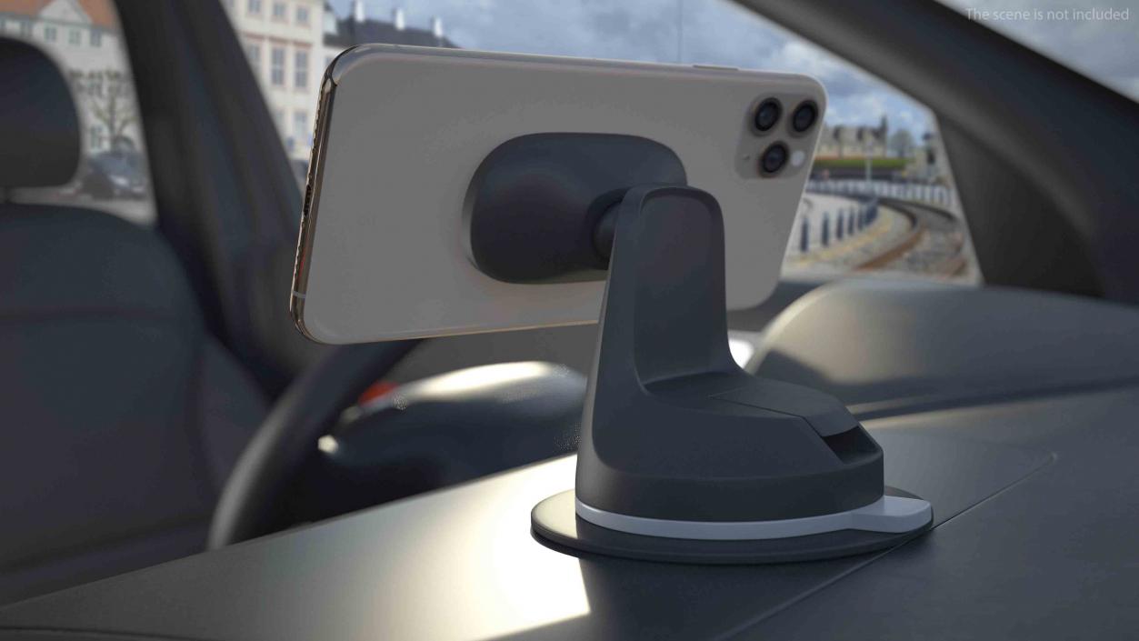 Universal Magnetic Phone Car Mount 3D model