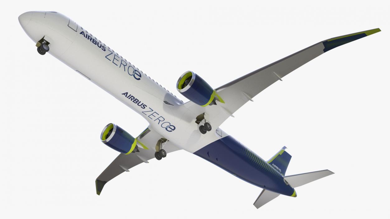 3D Airbus ZEROe Turbofan