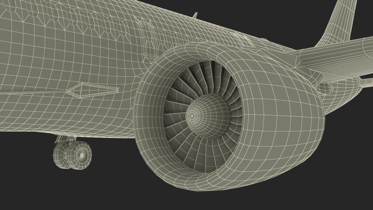 3D Airbus ZEROe Turbofan