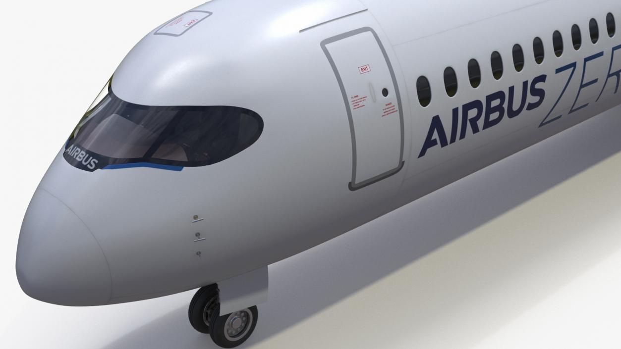 3D Airbus ZEROe Turbofan