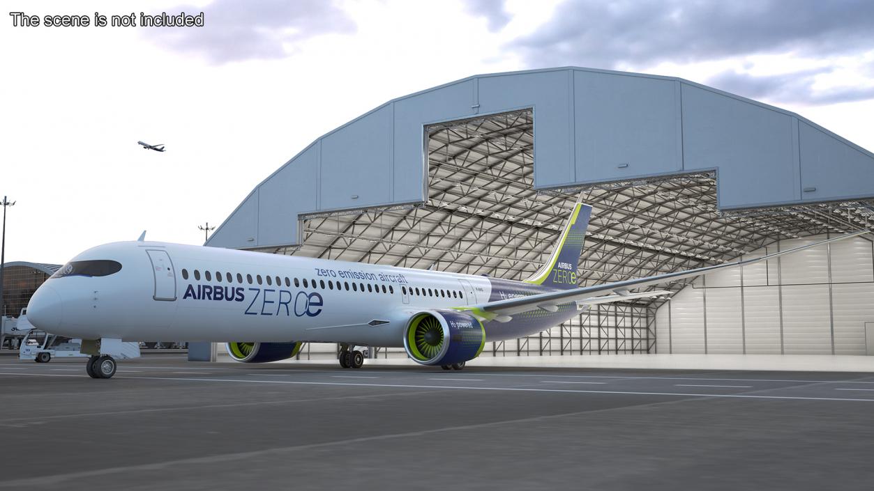 3D Airbus ZEROe Turbofan