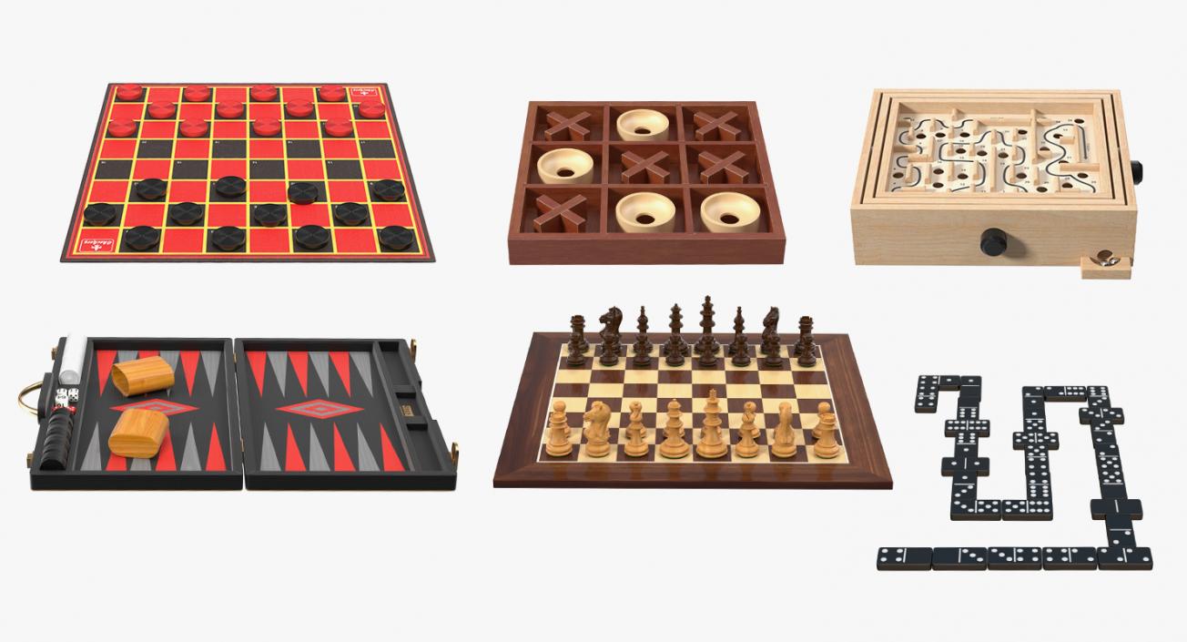 Board Games Collection 5 3D model