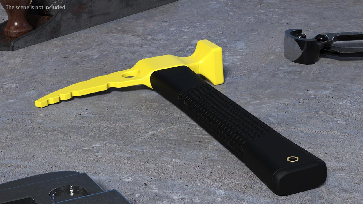 Yellow Rockhammer 3D