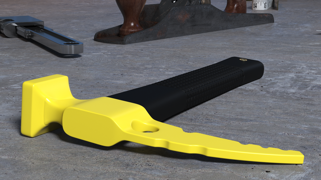 Yellow Rockhammer 3D