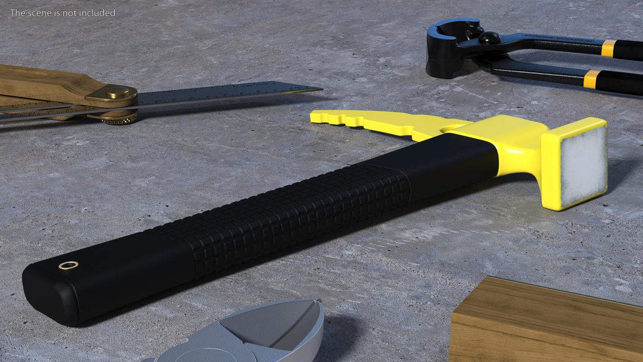 Yellow Rockhammer 3D