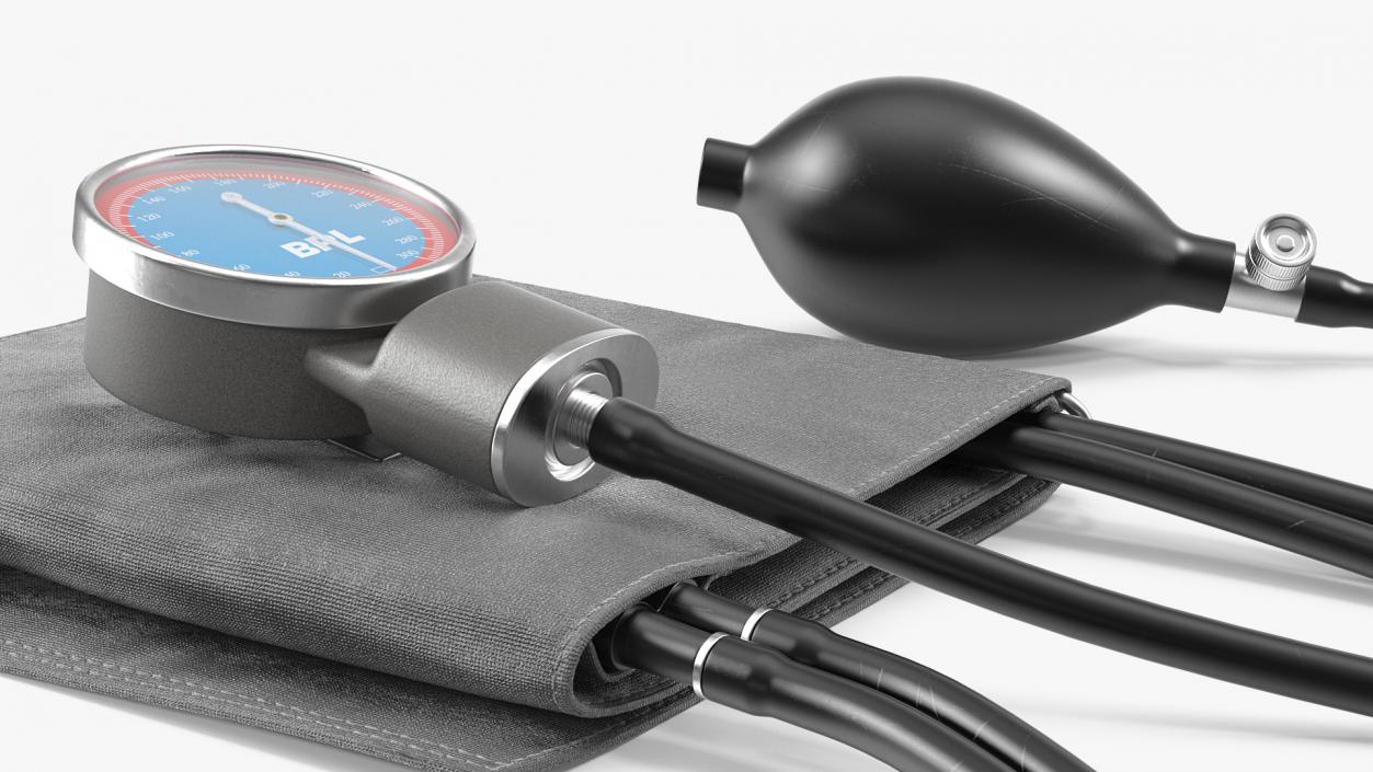 3D BPL Blood Pressure Aneroid Sphygmomanometer model