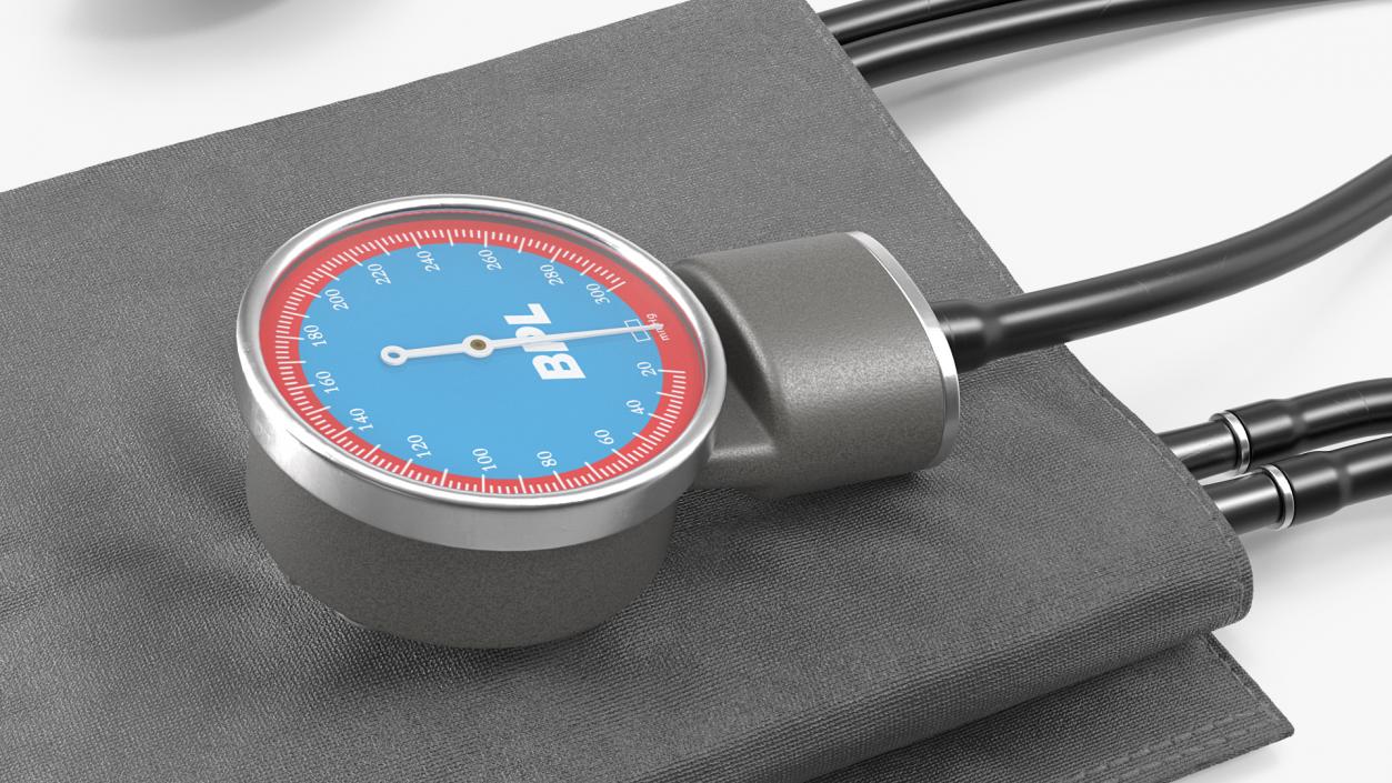 3D BPL Blood Pressure Aneroid Sphygmomanometer model