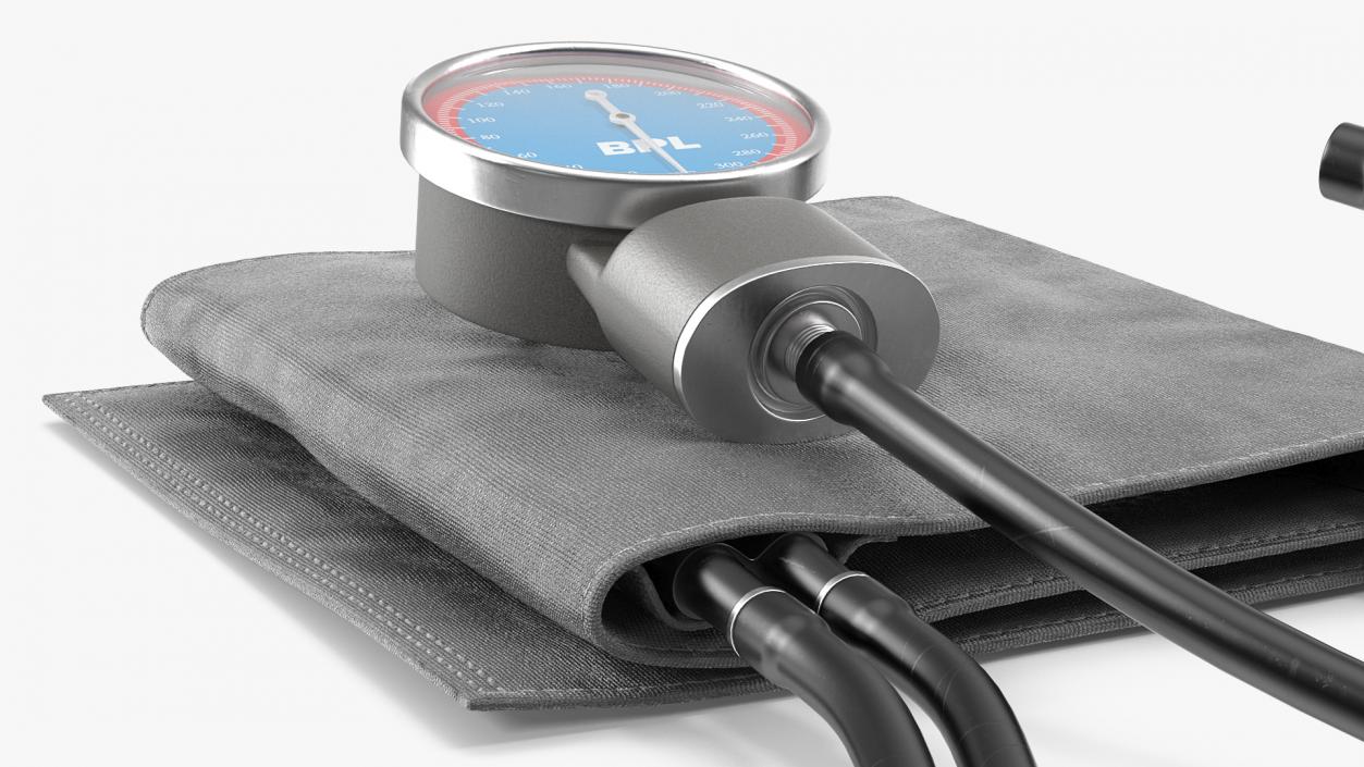 3D BPL Blood Pressure Aneroid Sphygmomanometer model