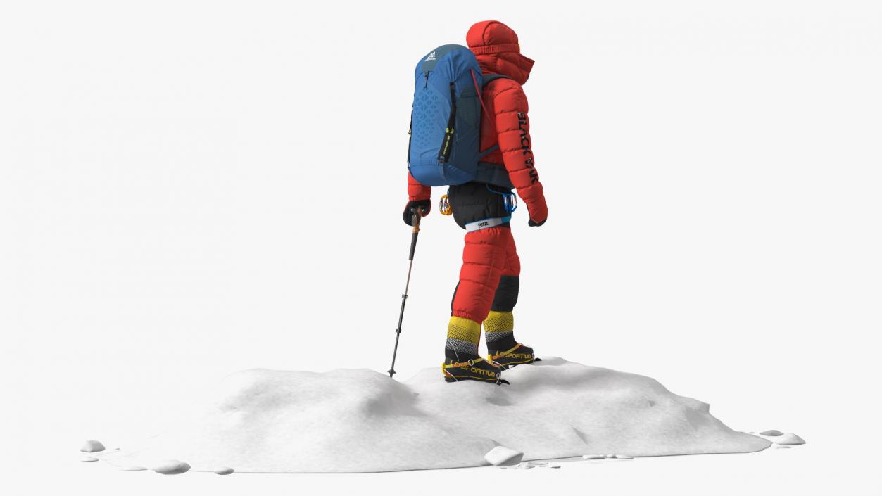 3D Climber Goes to Everest model