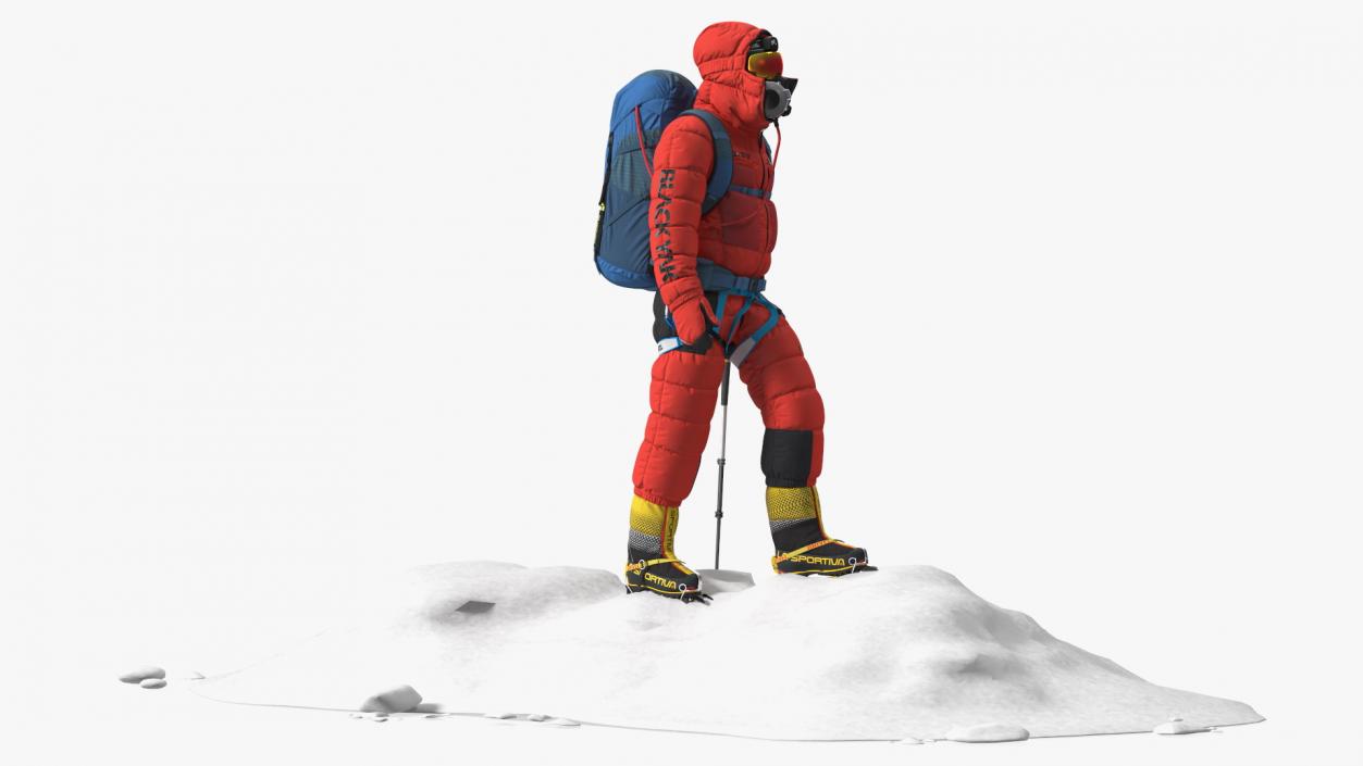 3D Climber Goes to Everest model