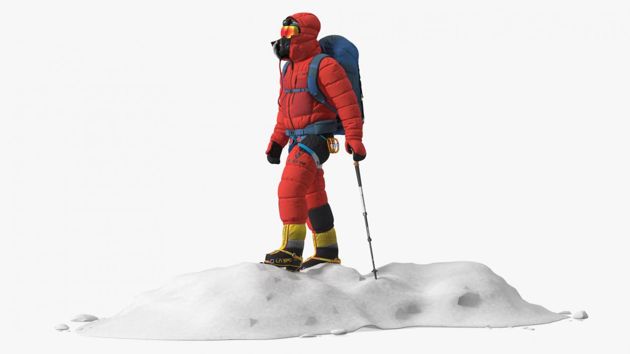 3D Climber Goes to Everest model