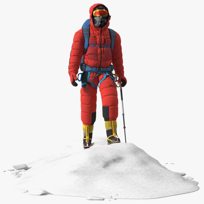 3D Climber Goes to Everest model