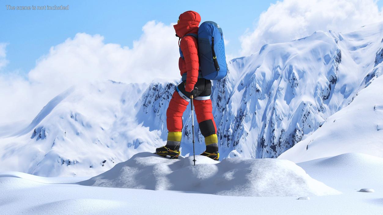 3D Climber Goes to Everest model