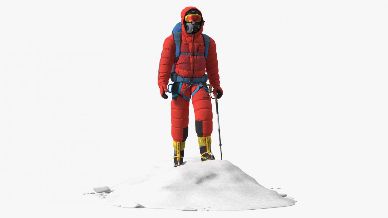 3D Climber Goes to Everest model