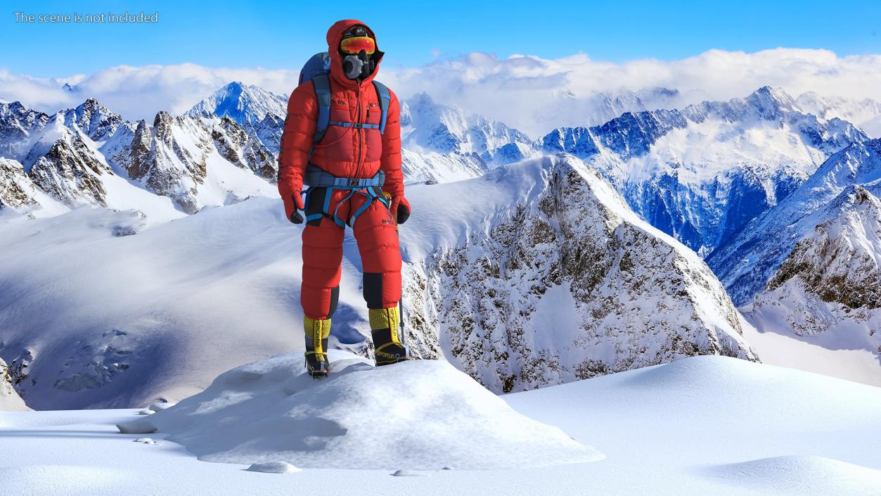 3D Climber Goes to Everest model