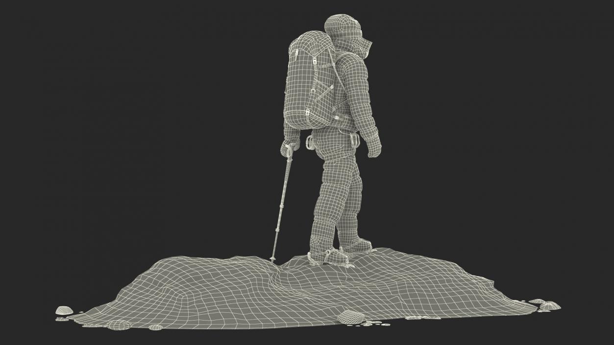 3D Climber Goes to Everest model