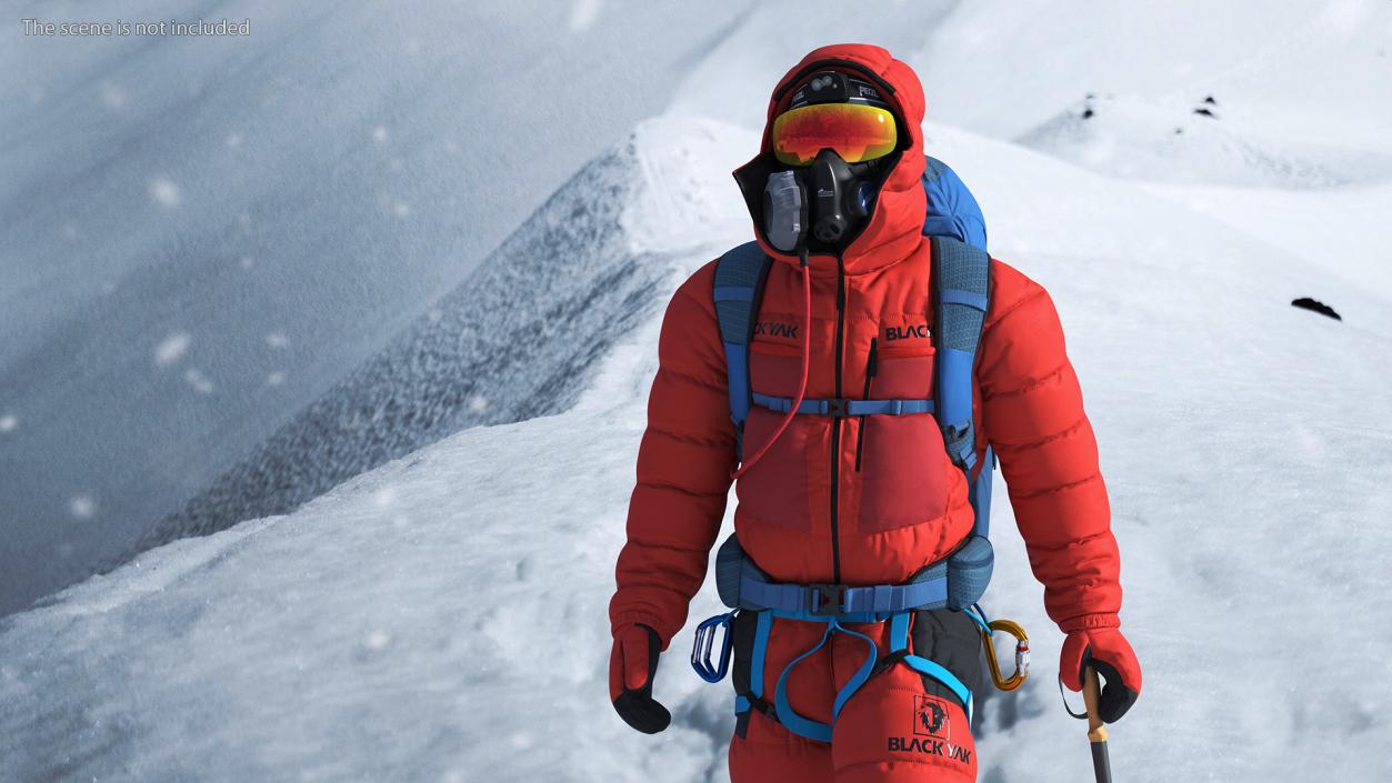 3D Climber Goes to Everest model