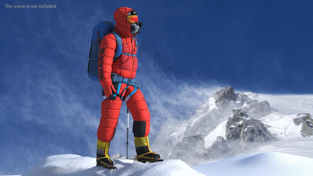 3D Climber Goes to Everest model