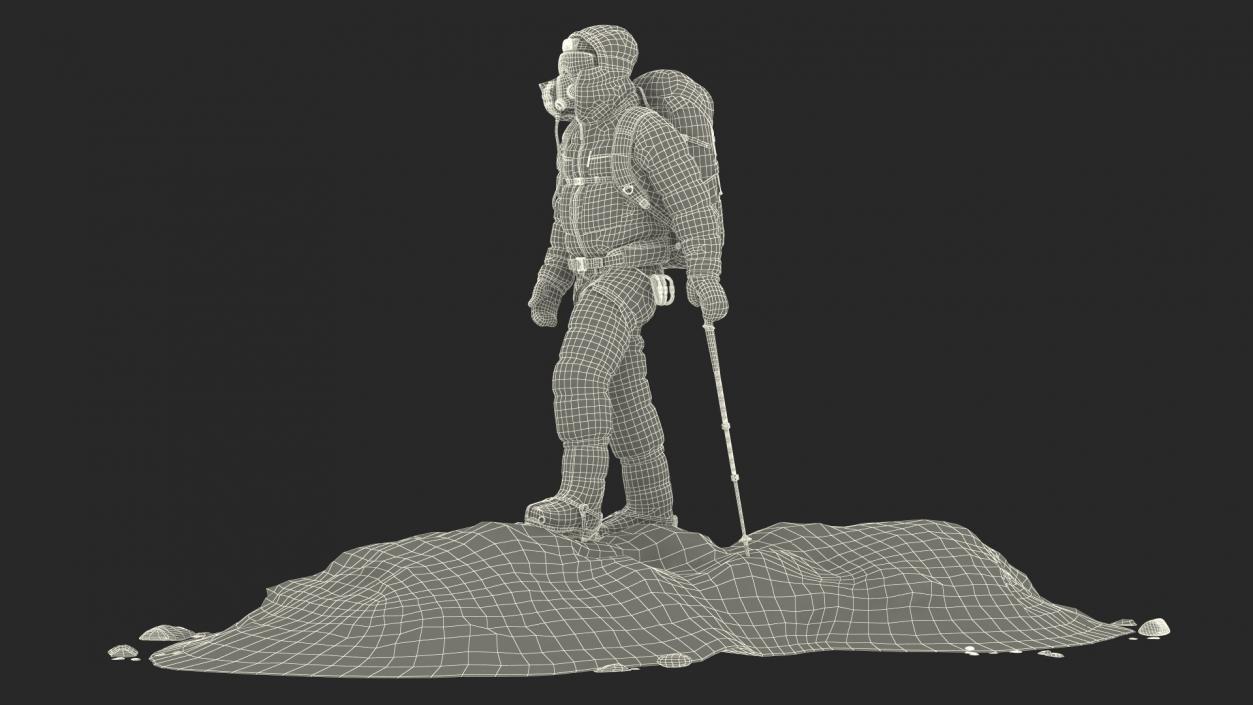 3D Climber Goes to Everest model