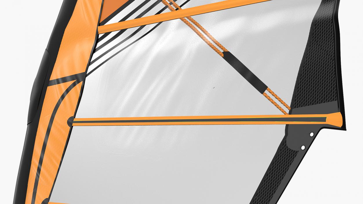 3D Sport Windsurf Mast and Sail model