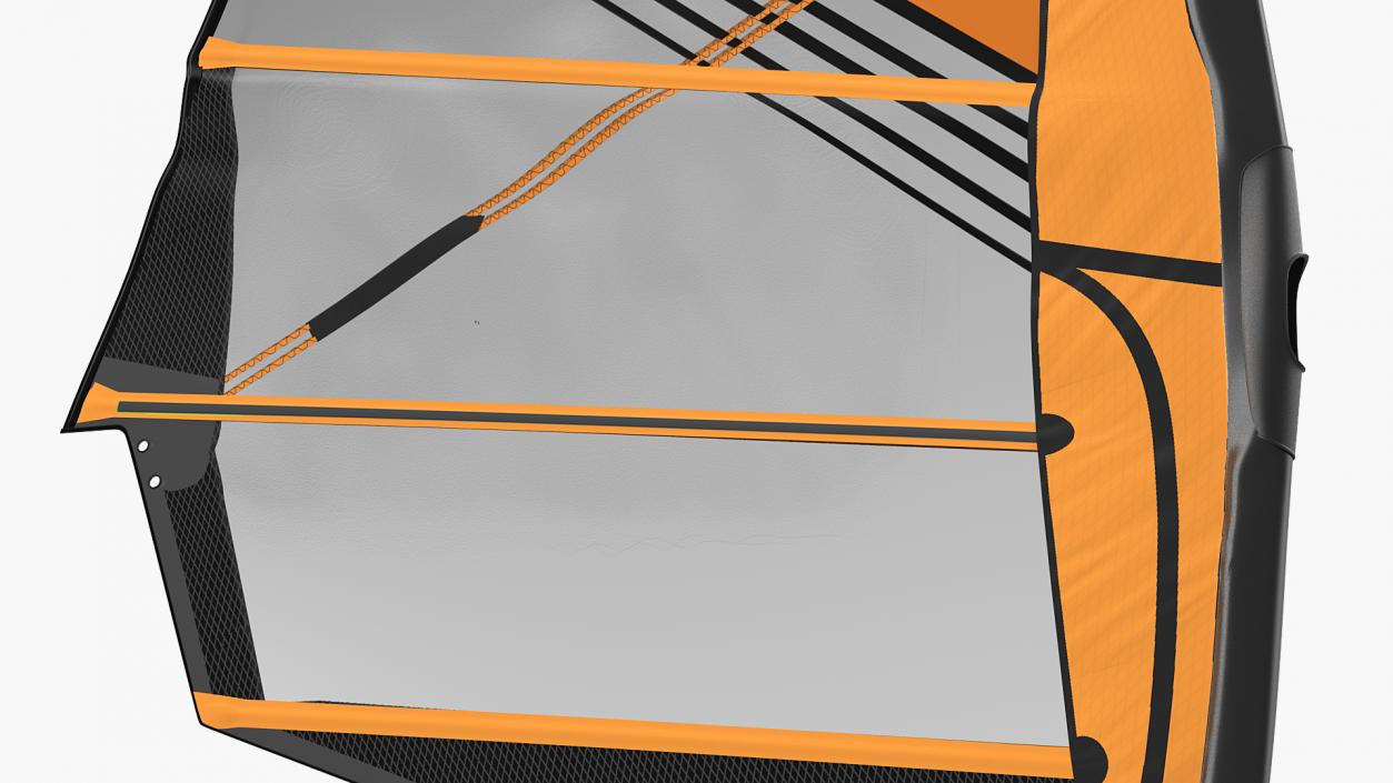 3D Sport Windsurf Mast and Sail model