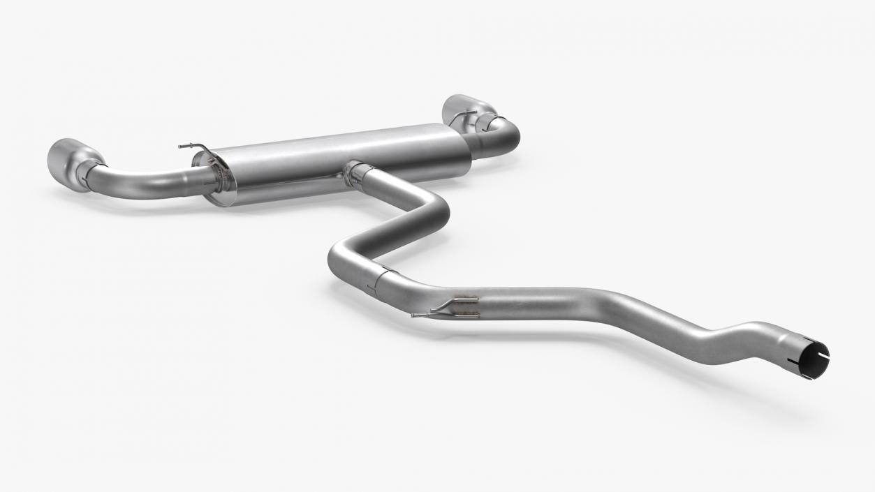 3D Car Exhaust System model