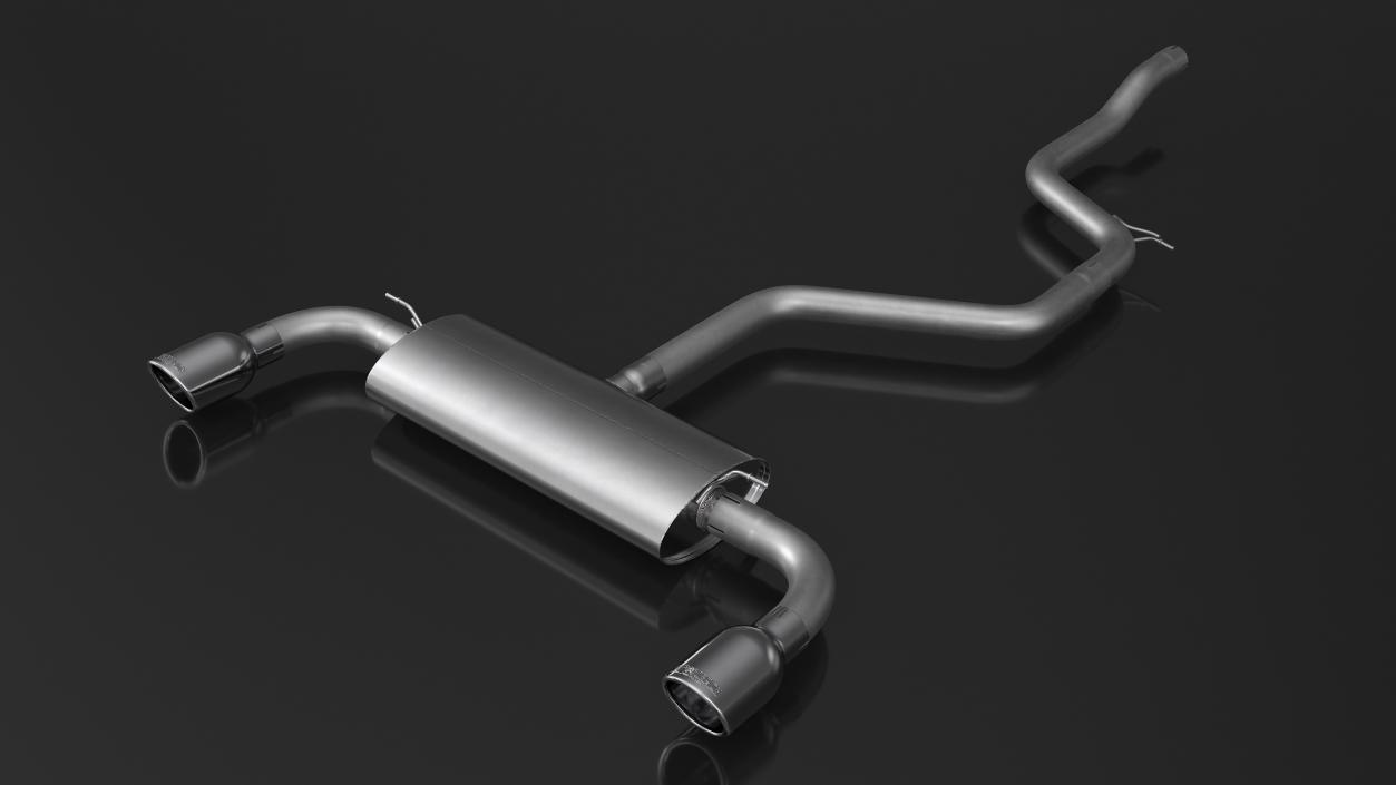 3D Car Exhaust System model