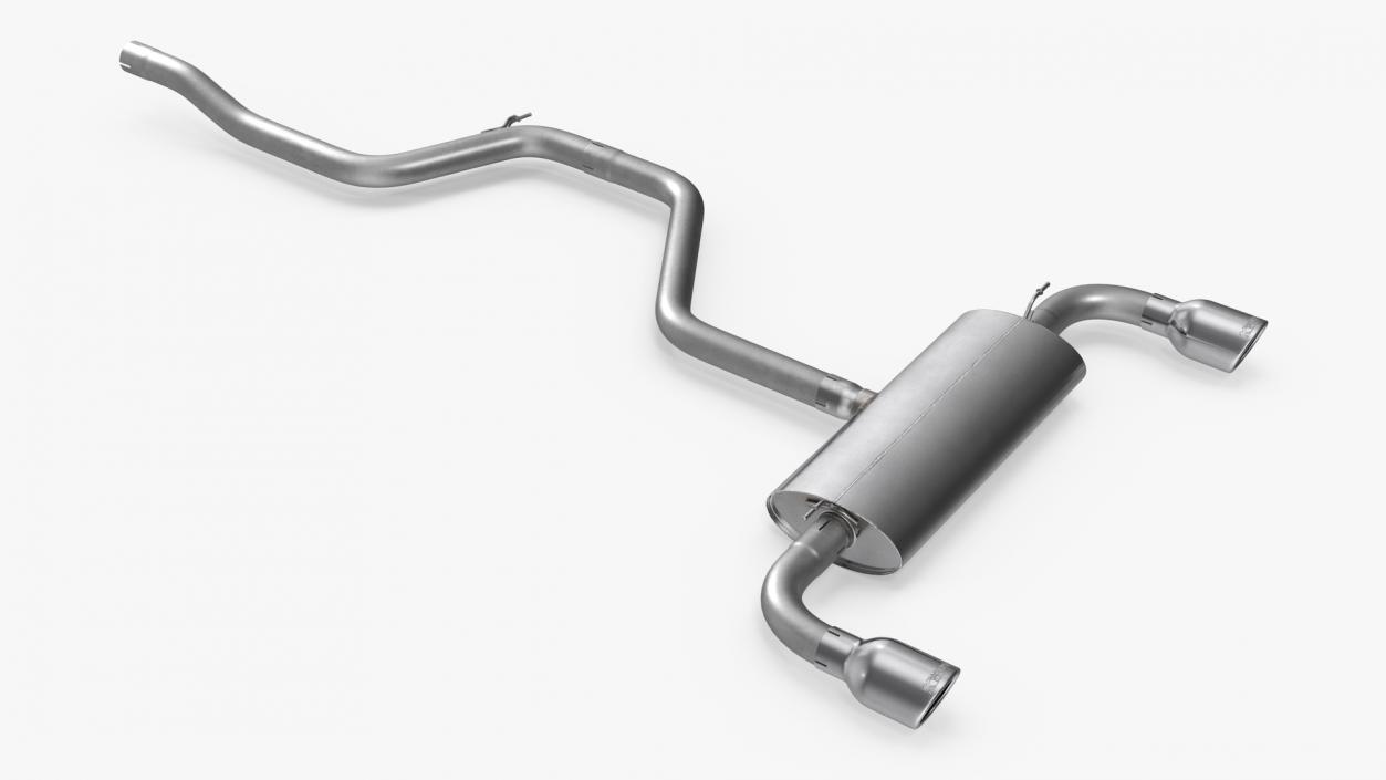 3D Car Exhaust System model